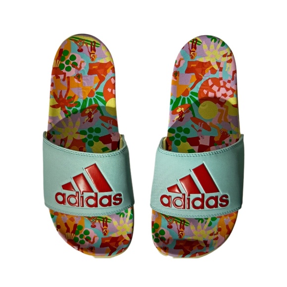 Brand New Adidas Adilette Comfort Slide Sandal - Picture 3 of 4